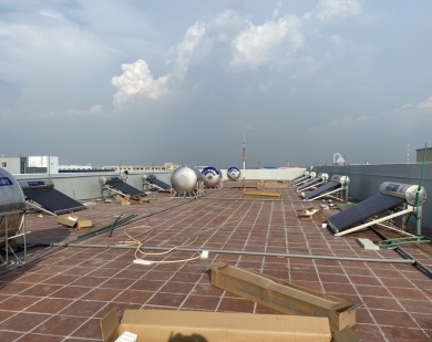 LẮP BỒN NĂNG LƯỢNG MẶT TRỜI TẠI LỘC AN